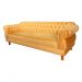Sofá Chester Field Elisabeth Suede Amarelo Ouro Sala/Recepção