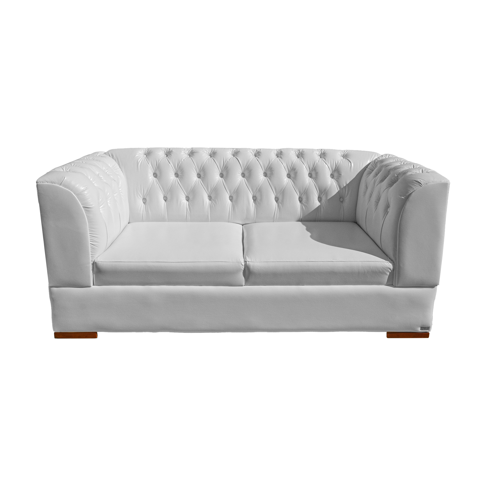 Sofá ChesterField Dubai 2,30 Corano Branco Sala/Recepção