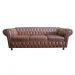 Sofá ChesterField Victório 2,30 Corano Marrom Sala/Recepção