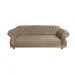 Sofá Chesterfield Capitone Elisabeth Suede Bege 2,00