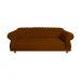 Sofá Chesterfield Capitone Elisabeth Suede Terracota 2,00