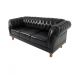 Sofá Chesterfield Duque Corano Preto Sala/Recepcao