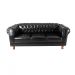Sofá Chesterfield Duque Corano Preto Sala/Recepcao