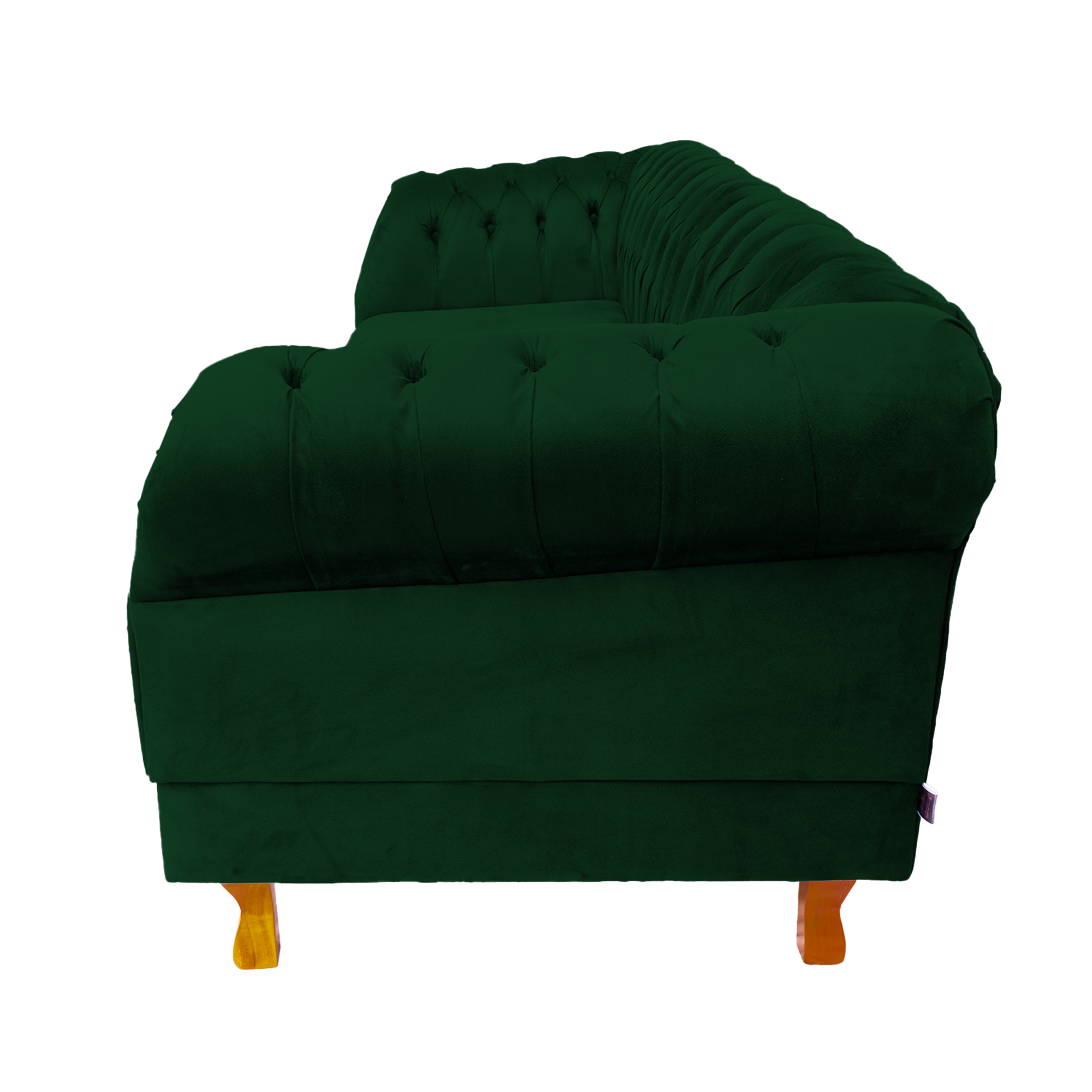Sofá Chesterfield Duque Suede Verde MusgoSala/Recepcao