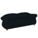 Sofá Chesterfield Merlô 3 Lugares Suede Preto 2,30M / Decoração, recepção, barbearia, sala tv
