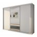 Guarda Roupa Casal com Espelho Paradizzo 3 PT 4 GV Branco - Novo Horizonte
