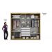 Guarda Roupa Casal com Espelho Paradizzo 3 PT 4 GV Branco - Novo Horizonte