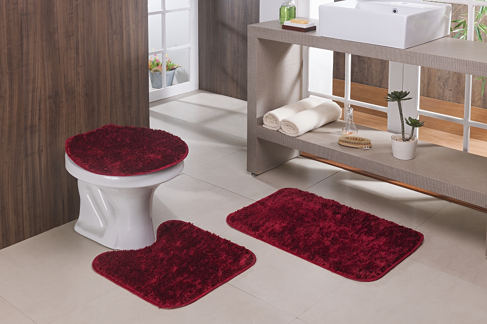 Kit Banheiro Classic Rubi 3 Peças - Oásis