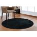 Tapete Para Sala e Quarto Classic Redondo 1,00 preto 1 Peça - Oásis