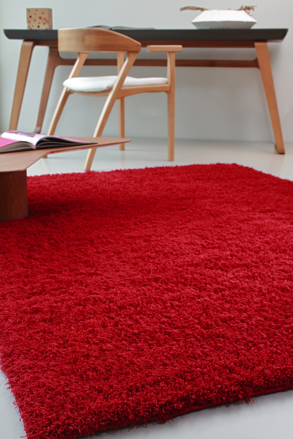 Tapete Para Sala e Quarto Cosmic Vermelho 150X200 1 Peça - Oásis