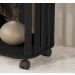 Aparador Luxo Prateleiras Com Adega Ripado 4110 Preto