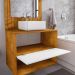 Conjunto Gabinete c/ Espelheira para Banheiro Zenit Naturalle/Branco