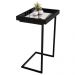 Mesa de Apoio Lateral Sala de estar 4774 Preto Pé De Ferro Preto