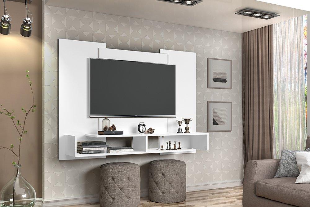 Painel TV 42 polegadas Mônaco Cambel Branco - Ofertamo