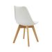 Cadeira Saarinen Wood Com Estofamento Várias Cores - Branco