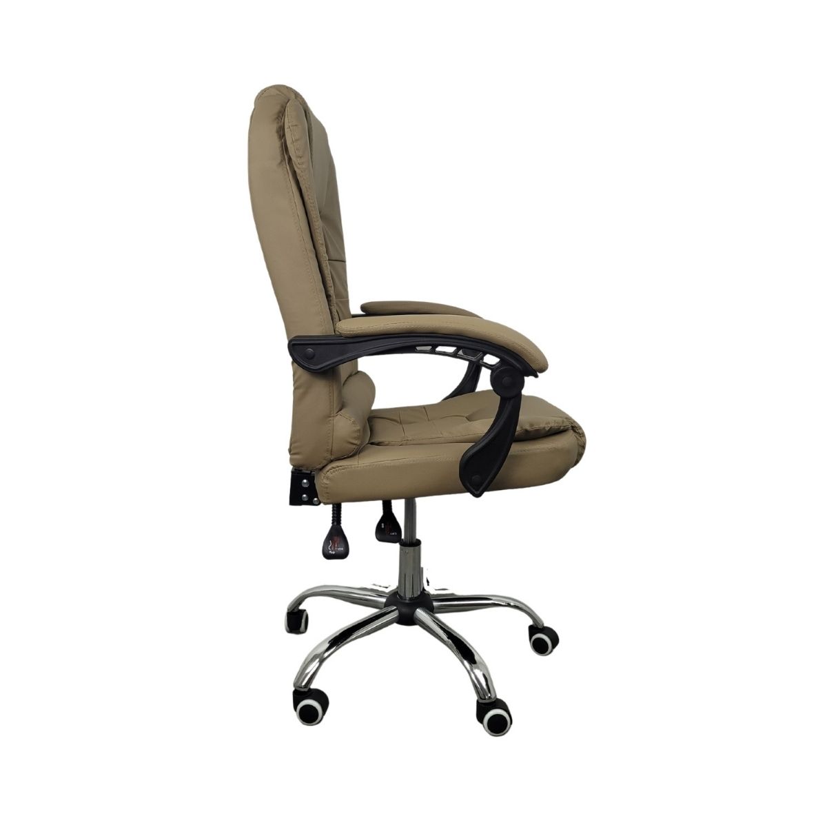 Cadeira De Escritório Presidente Reclinável Ergonômica Branco