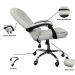 Cadeira De Escritório Presidente Reclinável Ergonômica Marrom