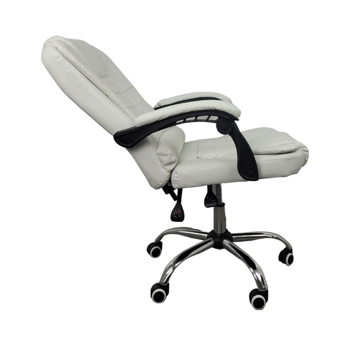 Cadeira De Escritório Presidente Reclinável Ergonômica Marrom