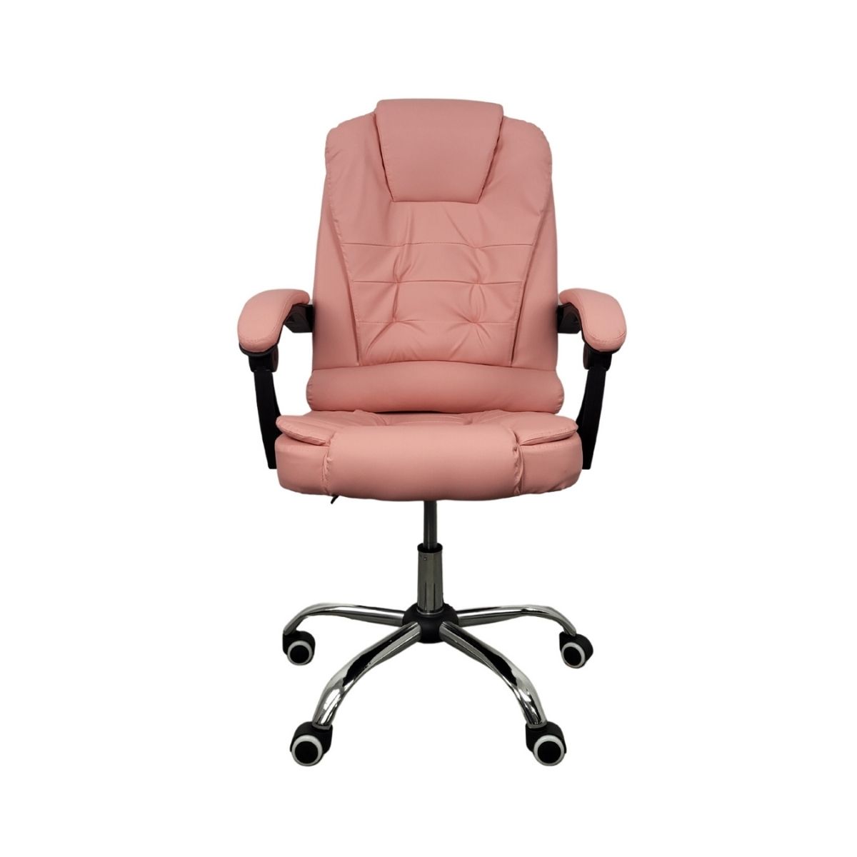 Cadeira De Escritório Presidente Reclinável Ergonômica Preto