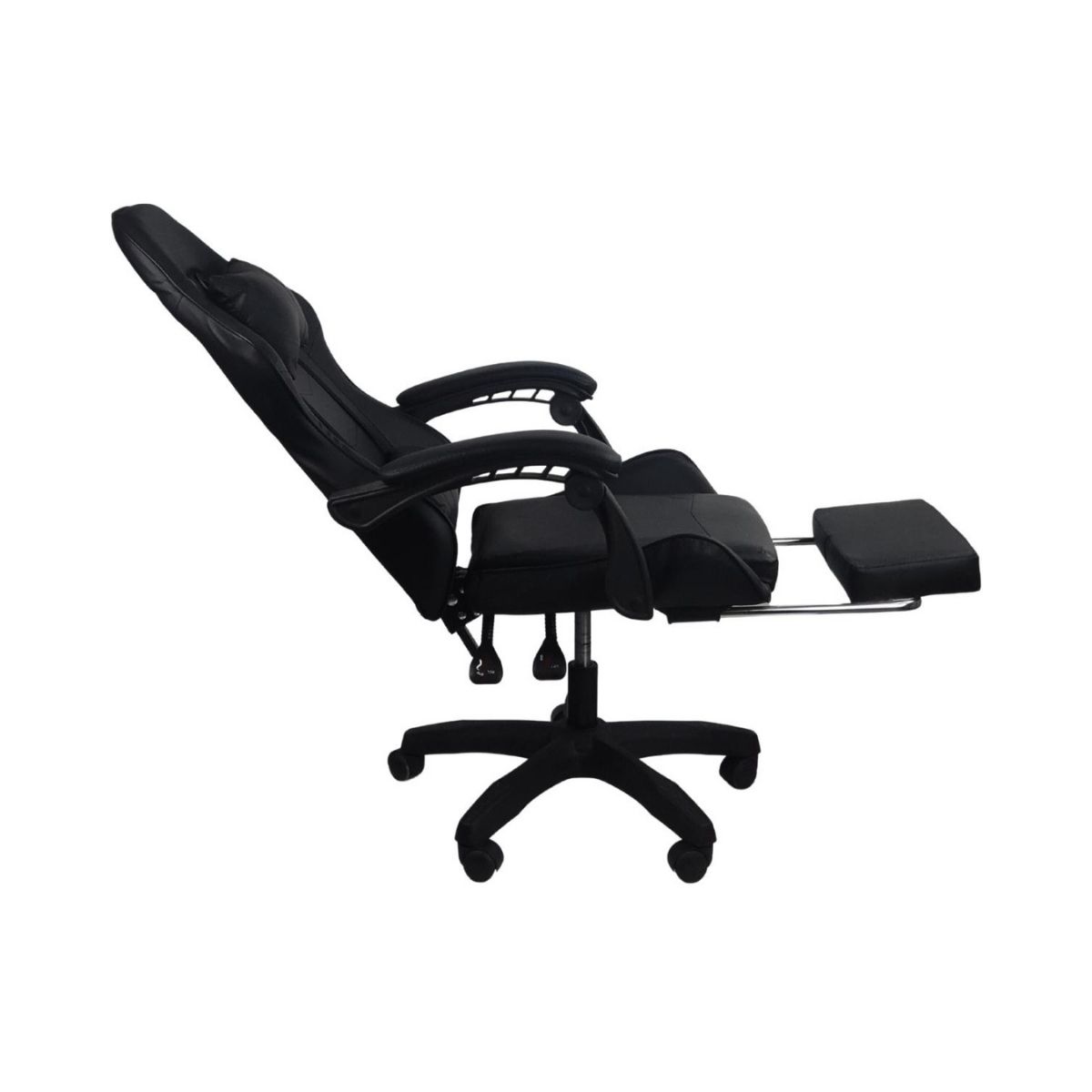 Cadeira Gamer Stillus Ergonômica Com Apoio para Os Pés - Preto