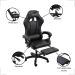 Cadeira Gamer Stillus Ergonômica Com Apoio para Os Pés - Preto