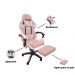 Cadeira Gamer Stillus Ergonômica Com Apoio para Os Pés - Rosa