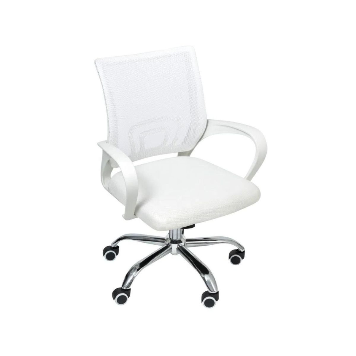 Cadeira de Escritório Begonia Tela Mesh Ergonômica Branco