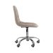 Kit 04 Cadeiras Office Eiffel Botonê Ajustável Base Giratória Bege