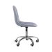 Kit 04 Cadeiras Office Eiffel Botonê Ajustável Base Giratória Cinza