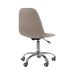 Kit 06 Cadeiras Office Eiffel Botonê Ajustável Base Giratória Bege