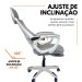 Kit 10 Cadeiras de Escritório Presidente Executiva Oficial Supreme Cinza
