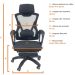 Kit 10 Cadeiras de Escritório Presidente Executiva Oficial Supreme Cinza