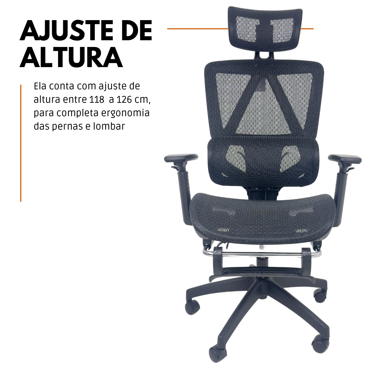 Kit 15 Cadeiras de Escritório Presidente Executiva Oficial Titan Preto