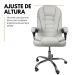 Kit 2 Cadeiras De Escritório Presidente Reclinável Branco