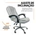 Kit 2 Cadeiras De Escritório Presidente Reclinável Branco