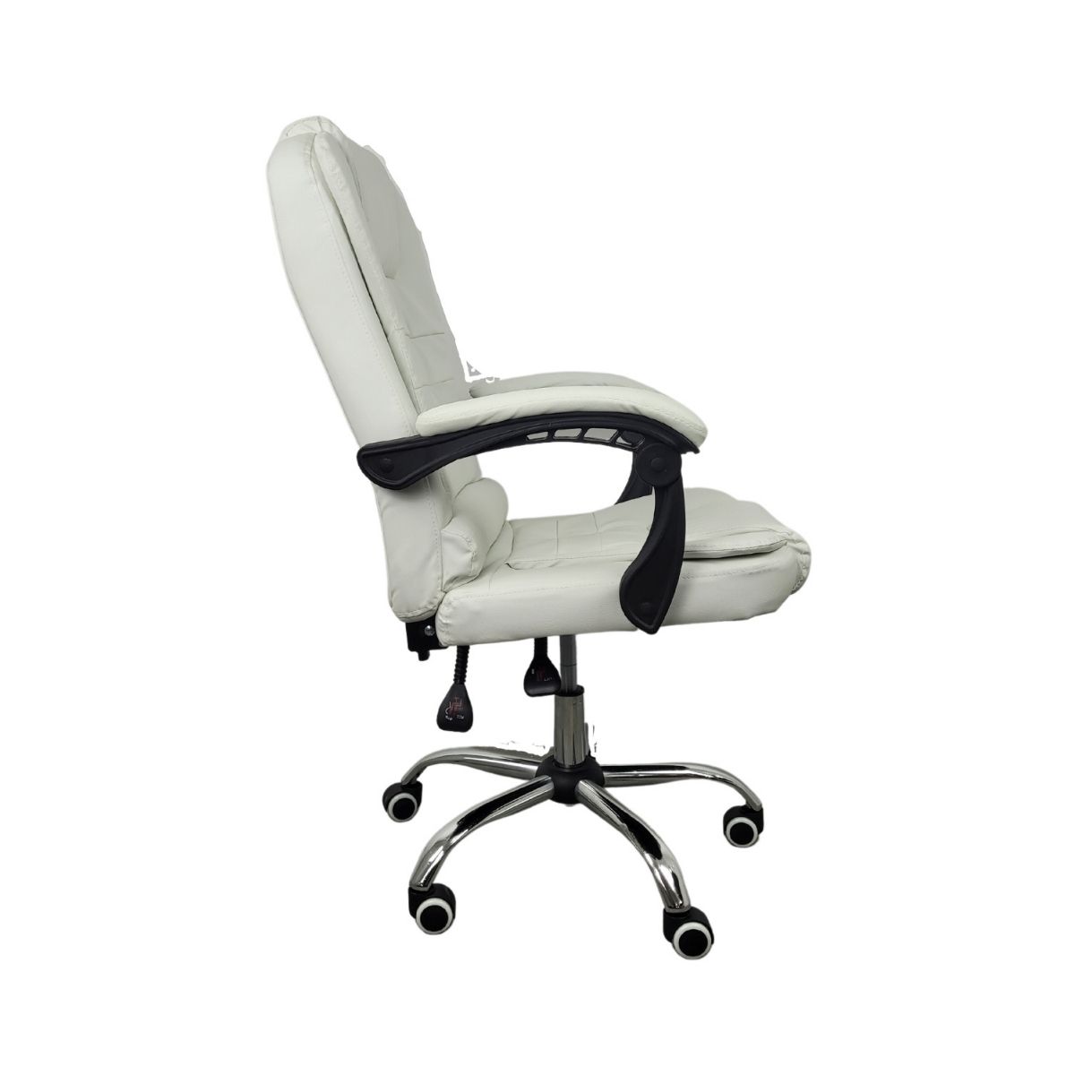 Kit 2 Cadeiras De Escritório Presidente Reclinável Branco