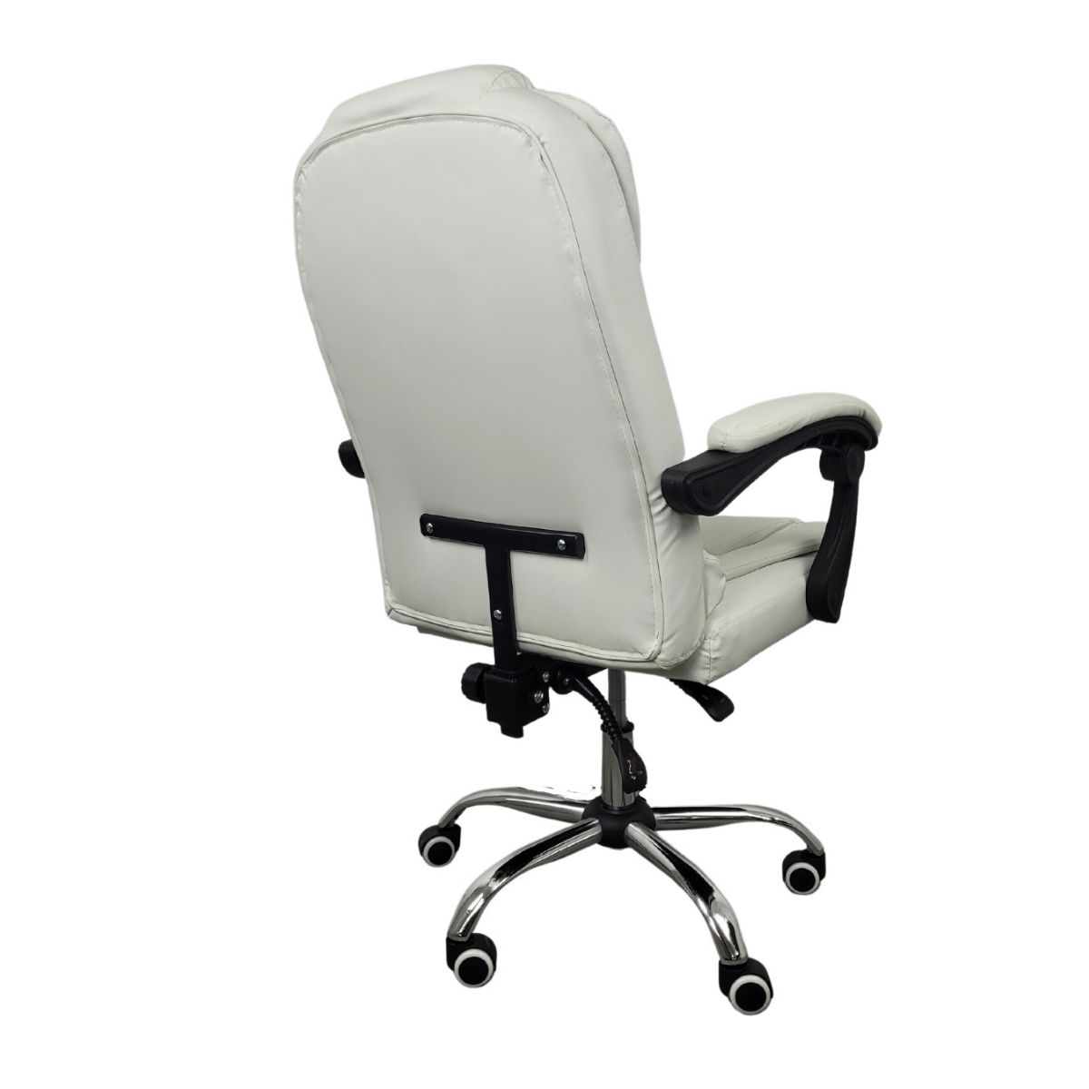 Kit 2 Cadeiras De Escritório Presidente Reclinável Branco