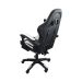 Kit 2 Cadeiras Gamer Stillus Ergonômica com Apoio Para os Pés - Preta / Branca