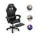 Kit 2 Cadeiras Gamer Stillus Ergonômica com Apoio Para os Pés - Preto