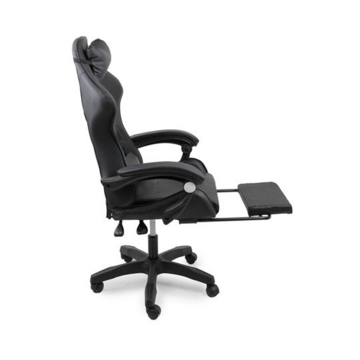 Kit 2 Cadeiras Gamer Stillus Ergonômica com Apoio Para os Pés - Preto