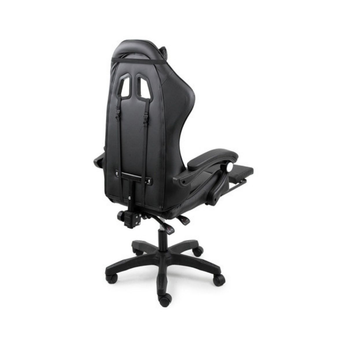 Kit 2 Cadeiras Gamer Stillus Ergonômica com Apoio Para os Pés - Preto