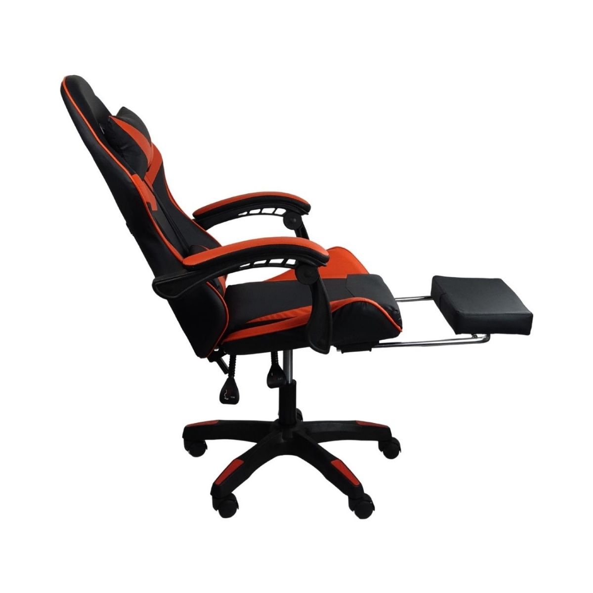 Kit 2 Cadeiras Gamer Stillus Ergonômica com Apoio Para os Pés - Vermelho