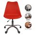 Kit 2 Cadeiras Office Rodizio Giratória Saarinen Vermelho