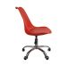 Kit 2 Cadeiras Office Rodizio Giratória Saarinen Vermelho