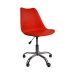 Kit 2 Cadeiras Office Rodizio Giratória Saarinen Vermelho