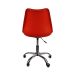 Kit 2 Cadeiras Office Rodizio Giratória Saarinen Vermelho