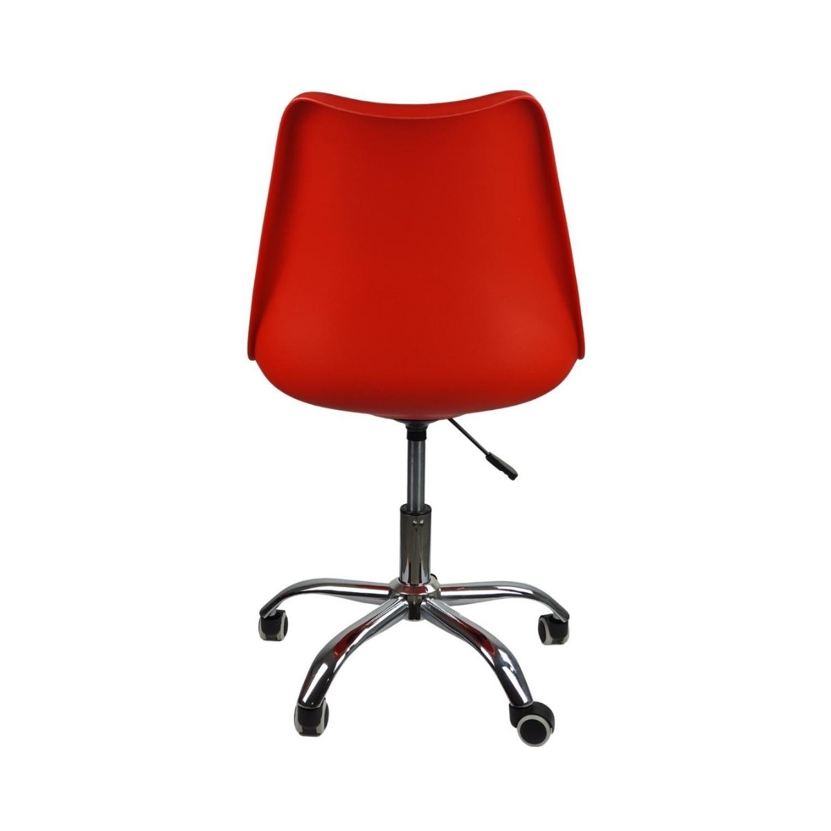Kit 2 Cadeiras Office Rodizio Giratória Saarinen Vermelho