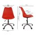 Kit 2 Cadeiras Office Rodizio Giratória Saarinen Vermelho