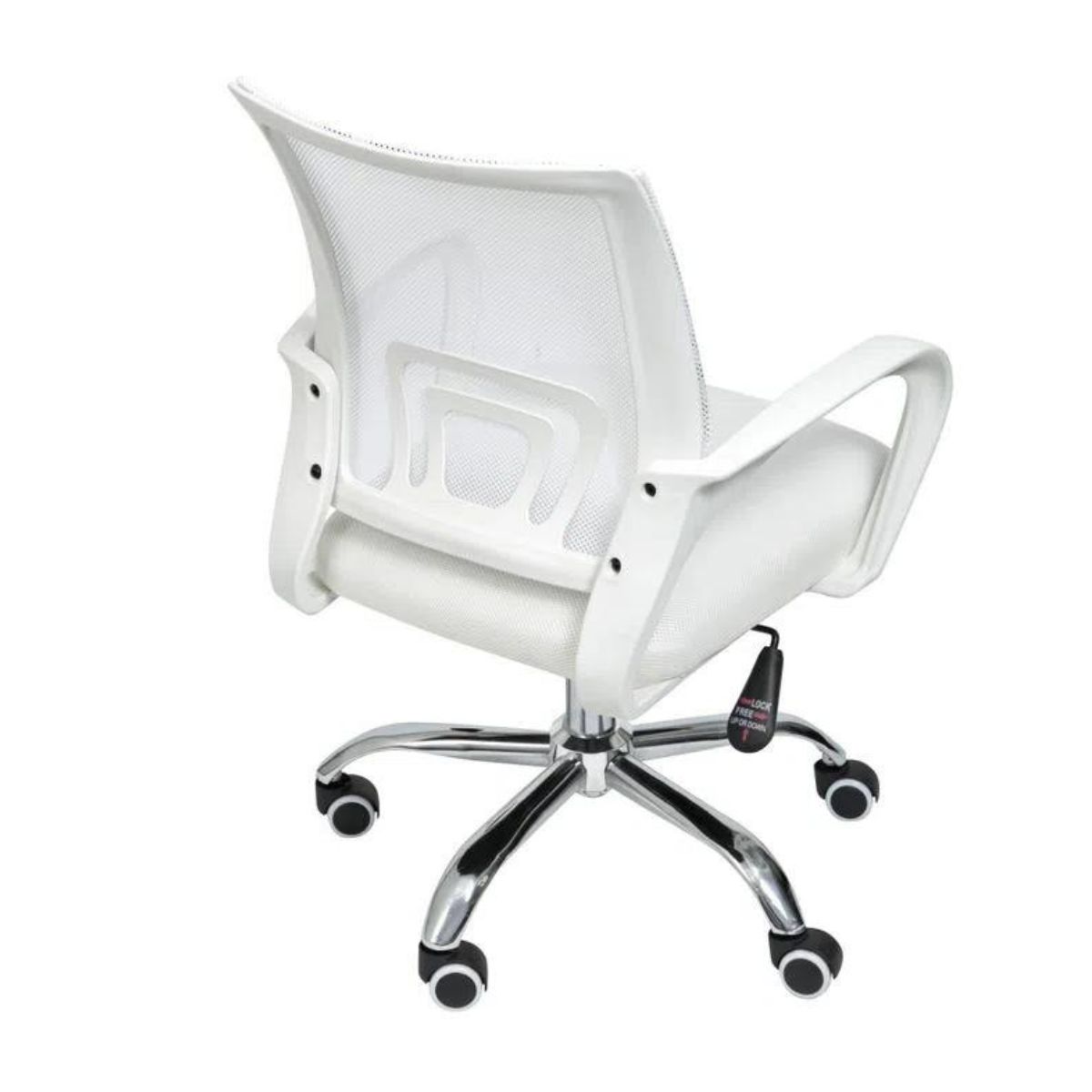 Kit 2 Cadeiras de Escritório Begonia Mesh Ergonômico Branco