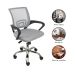 Kit 2 Cadeiras de Escritório Begonia Mesh Ergonômico Cinza